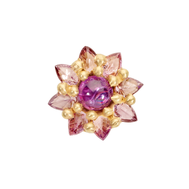Purple Daisy Stud Earring - Made to Order